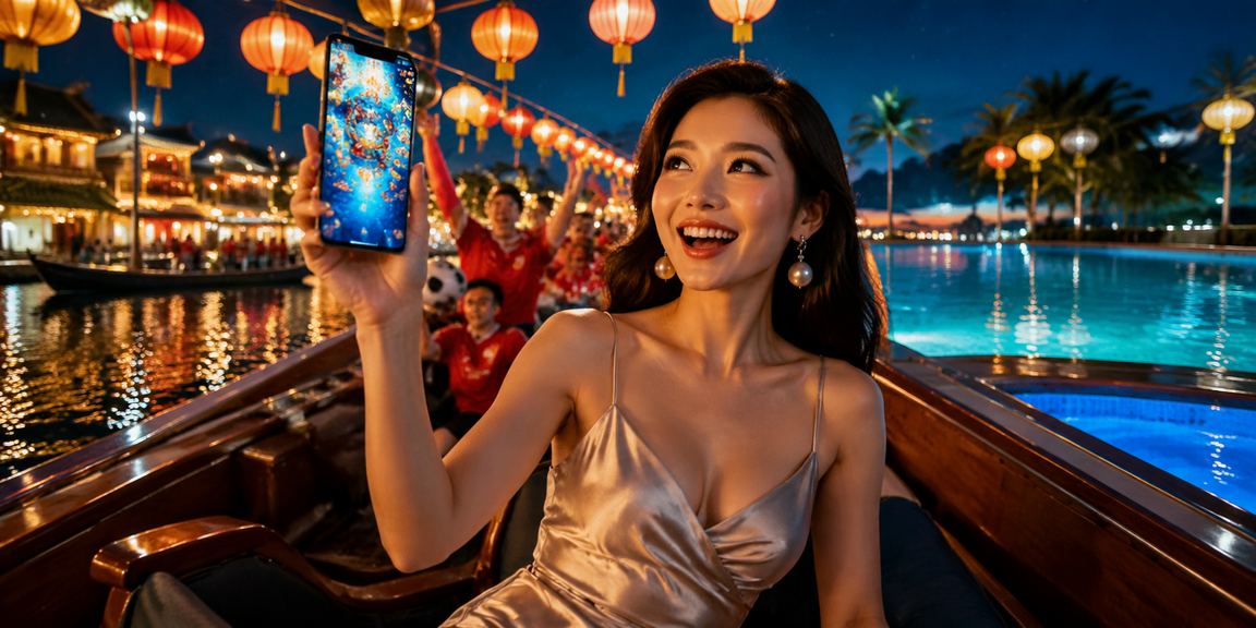 Cảnh đêm đèn lồng Hội An – minh họa không khí giải trí và đặt cược trực tuyến buổi tối